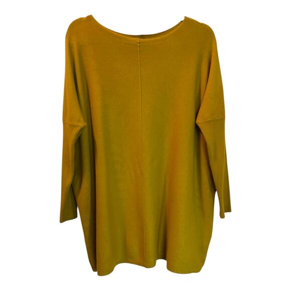 Orange Fashion Village Supersoft Boatneck Sweater O/S Mustard - Picture 2 of 6